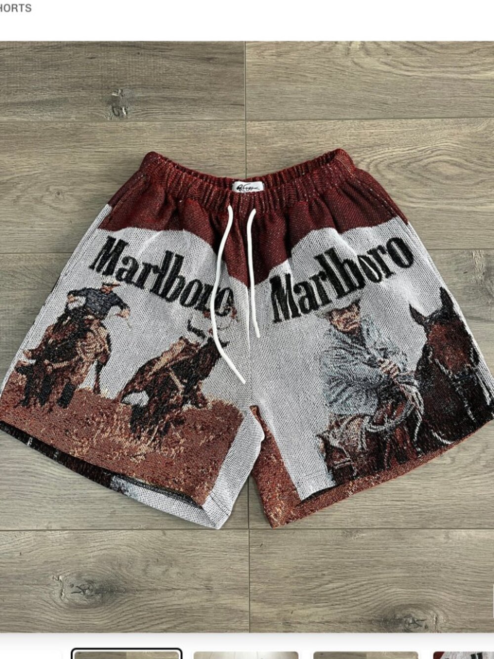 MARLBORO TAPESTRY SHORTS